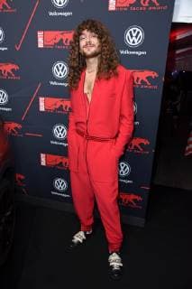 Riccardo Simonetti at the BUNTE New Faces Award Style at the Spindler Klatt in Berlin
