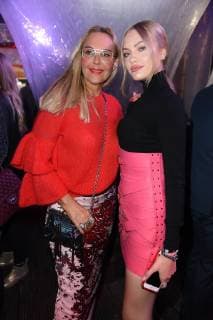 Natascha Ochsenknecht with daughter Cheyenne Ochsenknecht in Marina Hoermanseder at the BUNTE New Faces Award Style in Spindler Klatt in Berlin