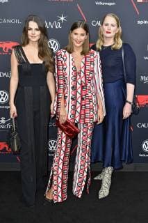 Ruby O Fee Nina Schwichtenberg and Lilly Ingenhoven at the presentation of the Bunte New Faces Award Style 2018 at Spindler Klatt Berlin 15 11 2018 Foto:xF.xKernx xFuturexImage