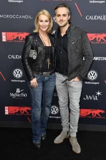 Caroline hatchet with husband Philipp Sattler at the presentation of the Bunte New Faces Award Style 2018 at Spindler Klatt Berlin 15 11 2018 Foto:xF.xKernx xFuturexImage