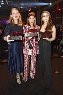 Lilly Ingenhoven Nina Schwichtenberg and Ruby O Fee at the presentation of the Bunte New Faces Award Style 2018 at Spindler Klatt Berlin 15 11 2018 Foto:xF.xKernx xFuturexImage