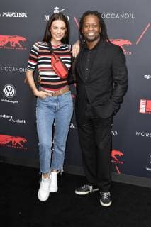 Mola Adebisi accompanied at the presentation of the Bunte New Faces Award Style 2018 at Spindler Klatt Berlin 15 11 2018 Foto:xF.xKernx xFuturexImage