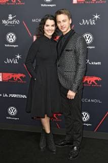 Maxine Kazis with friend Timmi Trinks at the presentation of the Bunte New Faces Award Style 2018 at Spindler Klatt Berlin 15 11 2018 Foto:xF.xKernx xFuturexImage