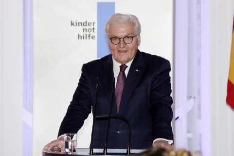 Frank Walter Steinmeier at the 20th Media Award Childrens Rights in the One World of Kindernothilfe in Schloss Bellevue Berlin 15 11 2018 Foto:xM.xDelamerx xFuturexImage