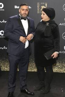 Kida Khodr Ramadan with wife Meryem Ramadan at the 70 Bambi Award 2018 at the Stage Theater am Potsdamer Platz Berlin 16 11 2018 Foto:xA.xBuggex xFuturexImage