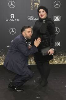 Kida Khodr Ramadan with wife Meryem Ramadan at the 70 Bambi Award 2018 at the Stage Theater am Potsdamer Platz Berlin 16 11 2018 Foto:xA.xBuggex xFuturexImage