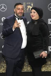 Kida Khodr Ramadan with wife Meryem Ramadan at the 70 Bambi Award 2018 at the Stage Theater am Potsdamer Platz Berlin 16 11 2018 Foto:xA.xBuggex xFuturexImage