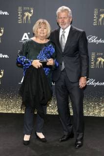Paul Breitner with his wife Hildegard Breitner at the 70 Bambi Awards 2018 at the Stage Theater am Potsdamer Platz Berlin 16 11 2018 Foto:xA.xBuggex xFuturexImage