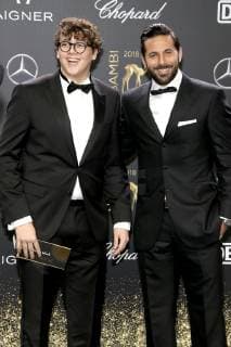 Claudio Pizarro with son Gianluca Pizarro at the 70 Bambi Award 2018 at the Stage Theater am Potsdamer Platz Berlin 16 11 2018 Foto:xA.xBuggex xFuturexImage