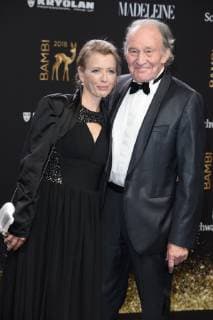 Michael Mendl with wife Gesine Friedmann BAMBI 2018 Red carpet at the Theater am Potsdamer Platz in Berlin on 16 11 2018