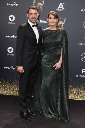 Anja Kling with husband Oliver Haas BAMBI 2018 Red carpet at the Theater am Potsdamer Platz in Berlin on 16 11 2018