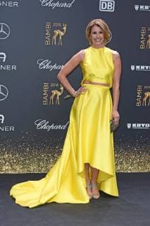 Mareile Hoeppner in Aigner BAMBI 2018 Red carpet at the Theater am Potsdamer Platz in Berlin on 16 11 2018
