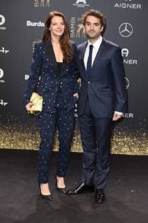 Yvonne Catterfeld with husband Oliver Wnuk BAMBI 2018 Red carpet at the Theater am Potsdamer Platz in Berlin on 16 11 2018