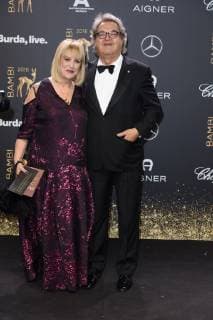 Patricia Riekel Helmut Markwort BAMBI 2018 Red carpet at the Theater am Potsdamer Platz in Berlin on 16 11 2018