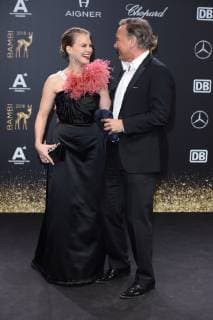 Alicia von Rittberg Nico Hofmann BAMBI 2018 Red carpet at the Theater am Potsdamer Platz in Berlin on 16 11 2018