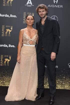 Nazan Eckes Jose Benedi Fashion with husband Julian Khol BAMBI 2018 Red carpet at the Theater am Potsdamer Platz in Berlin on 16 11 2018