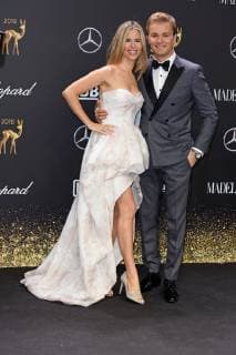 Nico Rosberg with wife Vivian Sibold BAMBI 2018 Red carpet at the Theater am Potsdamer Platz in Berlin on 16 11 2018