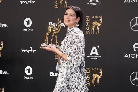 Dua Lipa at the Bambi 2018 award ceremony on 16 11 2018 in Berlin Bambi 2018 award ceremony in Berlin