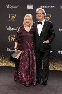 Patricia Riekel with Helmut Markwort at the Bambi 2018 award ceremony on 16 11 2018 in Berlin Bambi 2018 award ceremony in Berlin