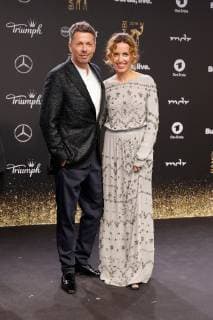 Michael Michi Beck and his wife Ulrike Beck at the Bambi 2018 award ceremony on 16 11 2018 in Berlin Bambi 2018 award ceremony in Berlin