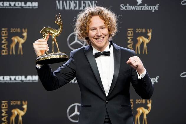 Michael Schulte at the Bambi 2018 award ceremony on 16 11 2018 in Berlin Bambi 2018 award ceremony in Berlin