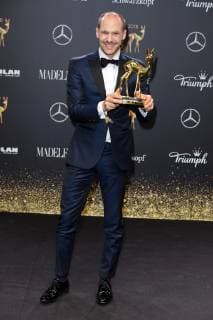 Patrick Lange BAMBI 2018 Prizewinner at the Theater am Potsdamer Platz in Berlin on 16 11 2018