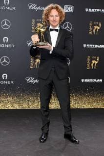 Michael Schulte BAMBI 2018 Prizewinner at the Theater am Potsdamer Platz in Berlin on 16 11 2018