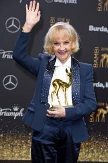 Liselotte Pulver BAMBI 2018 Prize winner at the Theater am Potsdamer Platz in Berlin on 16 11 2018