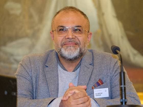 Ali Ertan TOPRAK President of the Bundesarbeitsgemeinschaft der Immigrantenverbaende e V and Federal Chairman of the Kurdish Community of Germany Autumn Conference Political Club Evangelische Akademie Tutzing on the subject of the dispute over homeland on 17 11 2018 in Tutzing E V A N G E L I S C H E A K A D E M I E T U T Z I N G Germany x20181117_172x