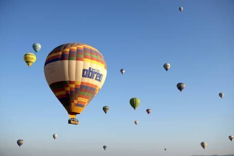 Turkey Cappadocia Göreme Hot air balloons in the sky