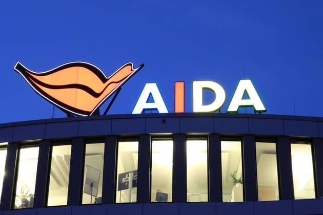 View of the AIDA Cruises building in the Hanseatic city of Rostock on Tuesday 20 11 2018 The company is currently the market leader in cruise travel in Germany and the largest employer in the state of Mecklenburg Western Pomerania It focuses on quality Innovations and investments in the cruise industry This has led to more and more Germans spending their holidays on the ships of the AIDA fleet