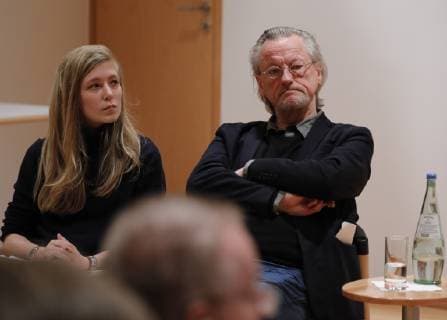 Ann Kathrin Zierau Prof Dr Peter Brandt Germany Berlin Willy Brandt House Book launch History of the SDS 20 11 2018