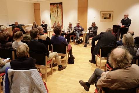 Klaus Juergen Scherer Ann Kathrin Zierau Prof Dr Peter Brandt Authors Siegward Lönnendonker Tilman Fichter Dr Siegfried Heimann Germany Berlin Willy Brandt House Book Presentation History of the SDS The Socialist German Student Union 1946 1970 20 11 2018