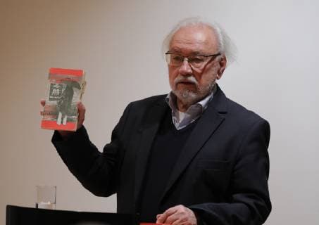 Dr Siegfried Heimann habilitated political scientist and private lecturer at the FU Berlin Deutschland Berlin Willy Brandt Haus Book presentation History of the SDS The Socialist German Student Union 1946 1970 20 11 2018