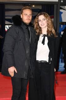 Rurik Gislason and Larissa Kerner at the presentation of the Lambertz Calendar 2019 at the Eisbar Angiyok Berlin 22 11 2018 Foto:xF.xKernx xFuturexImage