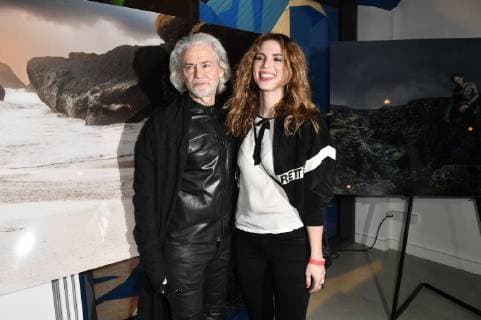 Hermann Bühlbecker and Larissa Kerner at the presentation of the Lambertz Calendar 2019 at the Eisbar Angiyok Berlin 22 11 2018 Foto:xF.xKernx xFuturexImage