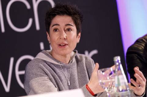 Dunja Hayali at the awarding of the opinion maker prize Die Blaue Zunge im Rahmen der Gedanken tanken speaker night in the Lanxess Arena Cologne 24 11 2018 Foto:xC.xHardtx xFuturexImage