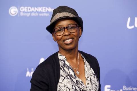Shary Reeves at the award ceremony of the Opinion Maker Prize The Blue Tongue as part of the thoughts refuel speaker night in the Lanxess Arena Cologne 24 11 2018 Foto:xC.xHardtx xFuturexImage