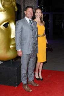 English naturalist Steve Backshall and British professional rower Helen Glover attend the BAFTA Childrens Awards 2018 at The Roundhouse in London. NOVEMBER 25th 2018  TSTx184381