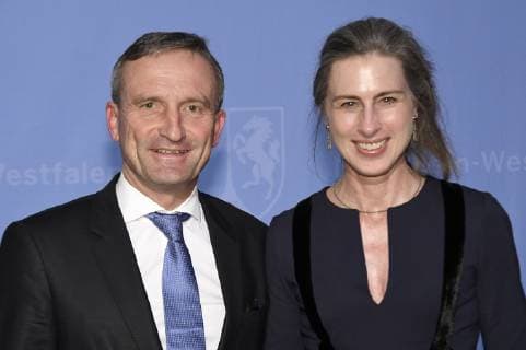 Thomas Geisel with wife Vera Geisel at the presentation of the NRW State Prize at the Gürzenich Köln 27 11 2018 Foto:xJ.xKrickx xFuturexImage