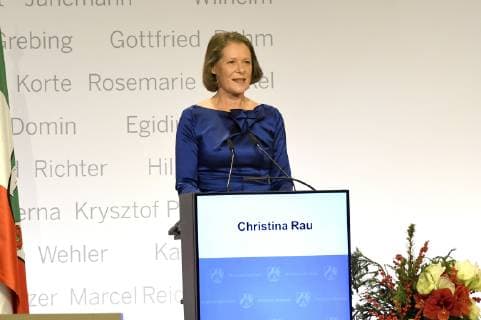 Cristina Rau at the presentation of the NRW State Prize at the Gürzenich Köln 27 11 2018 Foto:xJ.xKrickx xFuturexImage