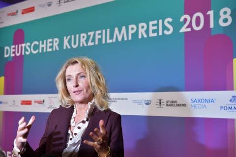German Short Film Award 2018 Maria Furtwaengler Award 62 German Short Film Award 2018 in the Waschhaus Arena Potsdam on 28 11 2018