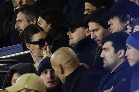 Leonardo DiCaprio CELEBRITES : PSG vs FC Liverpool - Ligue des Champions UEFA - Paris - 28 11 2018 JBAutissier Panoramic 