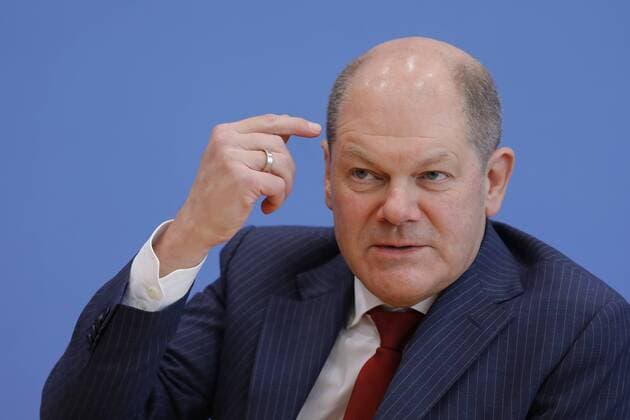 Federal Minister of Finance Olaf Scholz Germany Berlin Federal Press Conference Subject Property Tax 29 11 2018