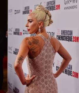 Singer and actress Lady Gaga arrives for the 32nd annual American Cinematheque Awards annual gala honoring actor Bradley Cooper at the Beverly Hilton Hotel in Beverly Hills, California on November 29, 2018. Cooper was honored as an extraordinary artist in the entertainment industry currently making a significant contribution to the art of the moving picture.  LAP2018112904 JIMxRUYMEN