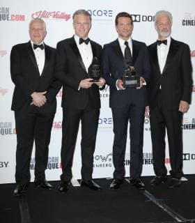 Entertainment Bilder des Tages 29 November 2018 - Beverly Hills, California - Rick Nicita, Mark Badagliacca, Bradley Cooper, Doug Darrow. 32nd American Cinematheque Award Presentation Honoring Bradley Cooper held at The Beverly Hilton Hotel. Photo Credit: PMA AdMedia 232851 2018-11-29 Etats-Unis  Copyright: xAdMediax STAR_232851_036
