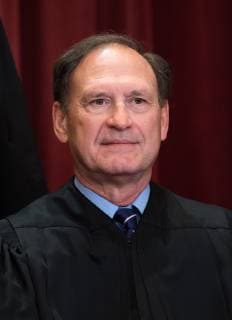 Supreme Court Associate Justice Samuel Alito, Jr. poses during the official Supreme Court group portrait at the Supreme Court on November 30, 2018 in Washington, D.C.  WAP20181130310 KEVINxDIETSCH