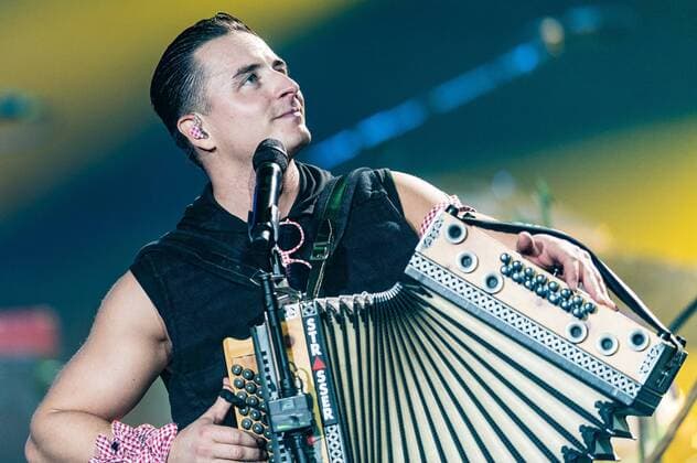 Innsbruck 29 11 2018 Olympiahalle Innsbruck AUT Andreas Gabalier Concert Tour kick-off in picture Andreas Gabalier Andreas Gabalier during the tour upbeat of Andreas Gabalier at the Olympiahalle in Innsbruck Austria on 2018 11 29  EX_ADE