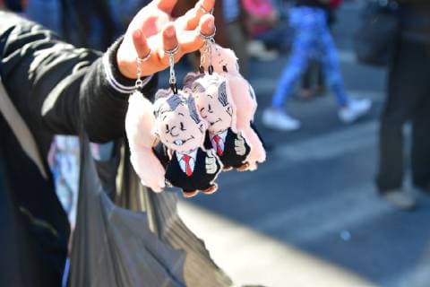 December 1, 2018 - EUM20181201NAC52.JPG .CIUDAD DE MEXICO. InvestitureInvestidura-AMLO.- 1 de diciembre de 2018. Aspectos del ambiente en el Zocalo capitalino previo a las actividades como parte de la toma de protesta del presidente Andres Manuel Lopez Obrador. Foto: Agencia EL UNIVERSALHugo GarciaEELG  - ZUMAu78_ 20181201_zaf_u78_060 Copyright: xElxUniversalx