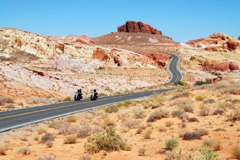  riding valley of fire  Copyright: xMikeKaercherx Panthermedia07979720